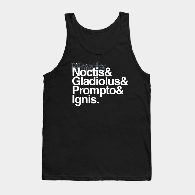 FFXV Helvetica Tank Top by samuray